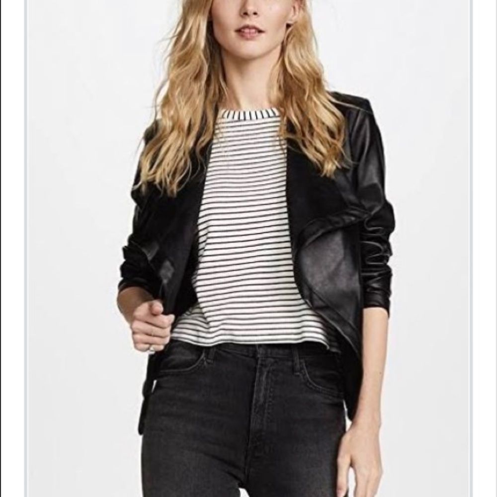 Bb Dakota Faux Leather Moto Jacket